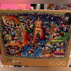 Disney Vibrant Carnival Puzzle with Iconic Characters